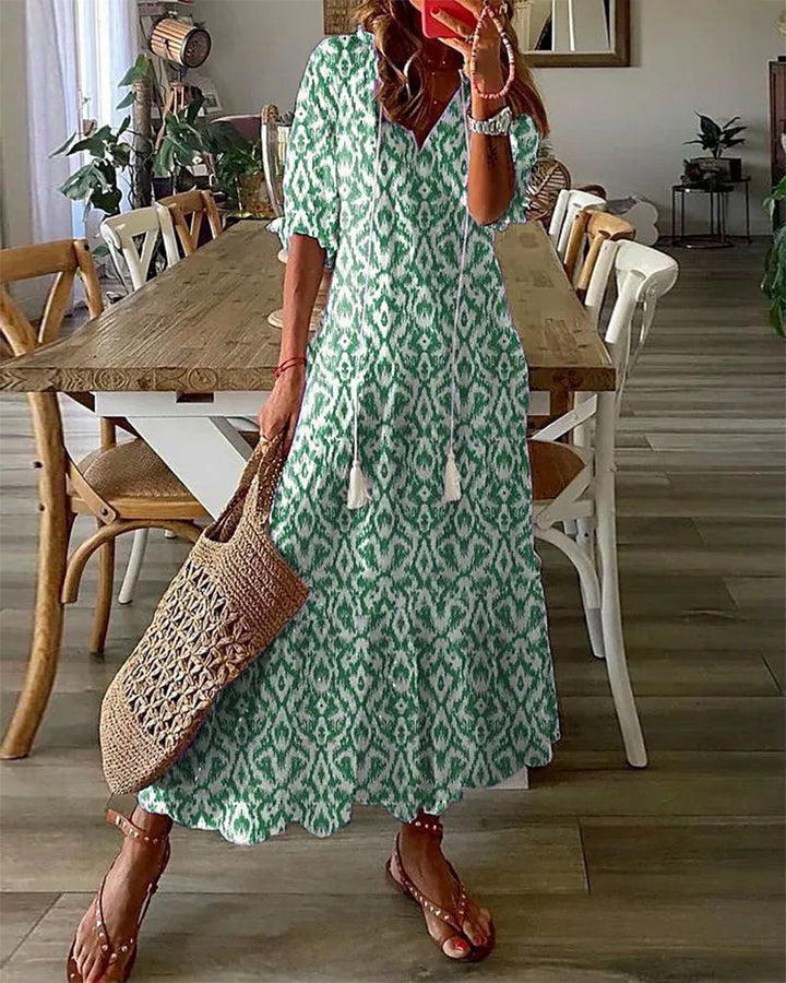 Isabelle™ - Boho Dress With Tummy Coverage