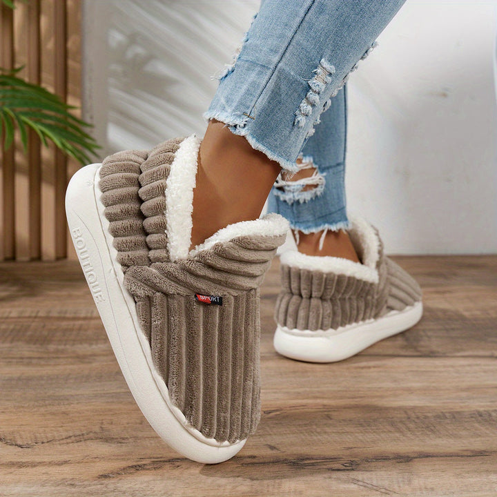 Michaela™ | The CozyStep Plush Slippers