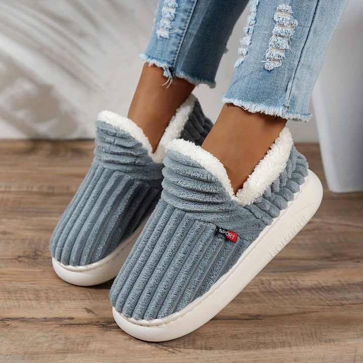 Michaela™ | The CozyStep Plush Slippers