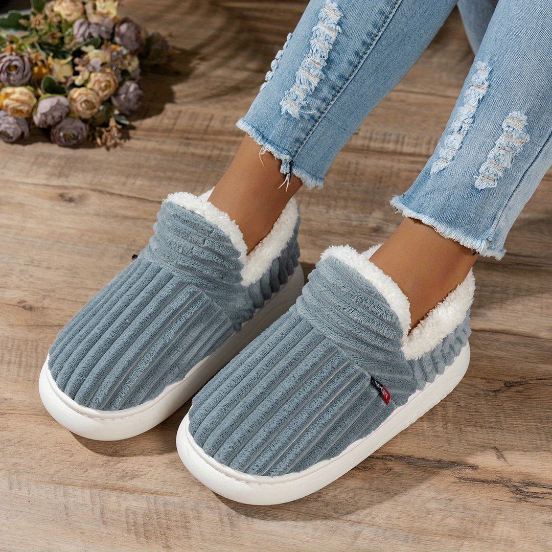 Michaela™ | The CozyStep Plush Slippers