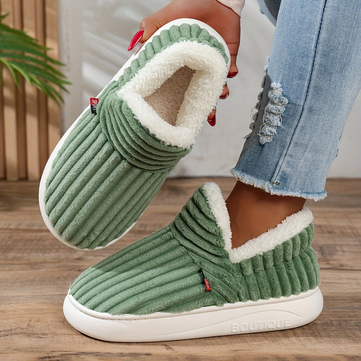 Michaela™ | The CozyStep Plush Slippers