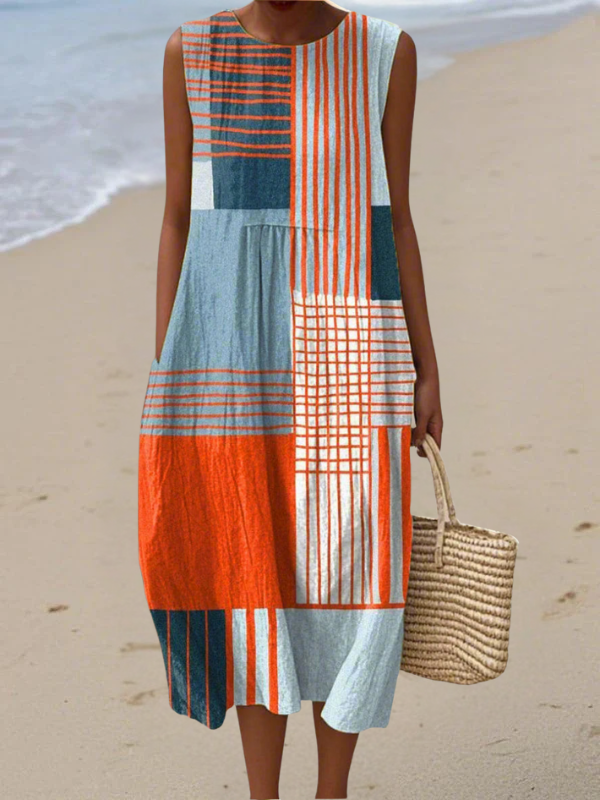 Kim™ Geometric Midi Dress