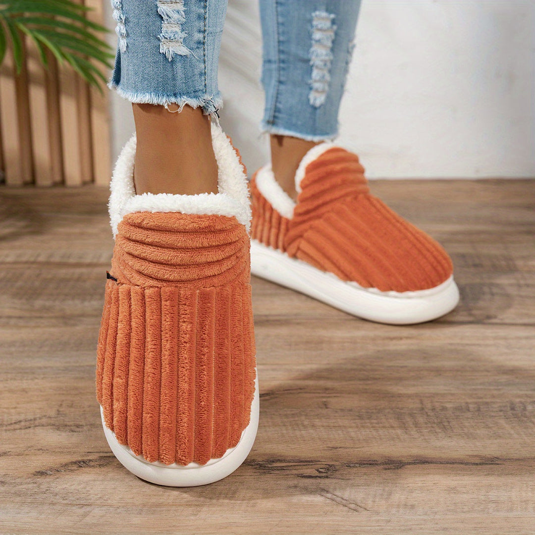 Michaela™ | The CozyStep Plush Slippers