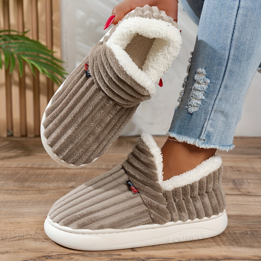 Michaela™ | The CozyStep Plush Slippers