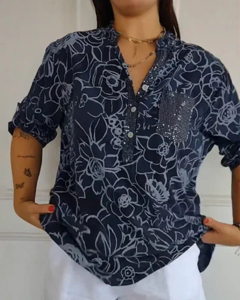 Beata™ | Blossom Print Blouse