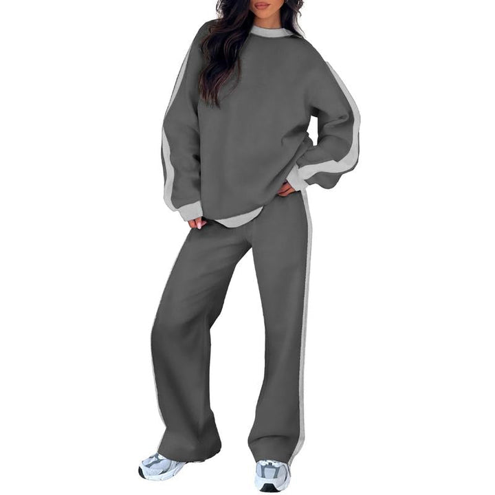 SANDI - Comfortable 2-Piece Lounge Set Sweat & Straight Leg Jogger