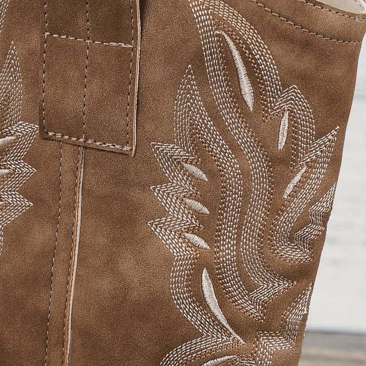 Teana | Western Mid Calf Boots