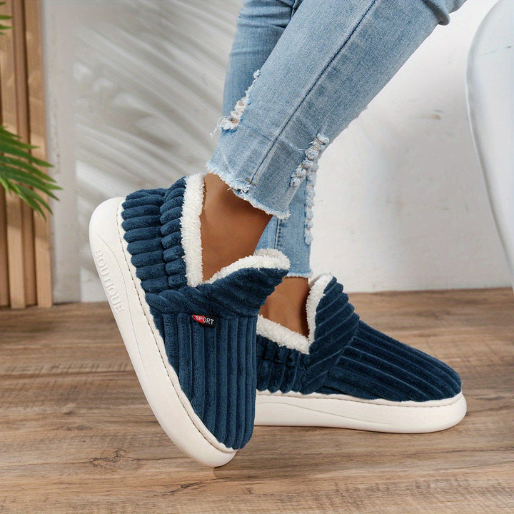 Michaela™ | The CozyStep Plush Slippers
