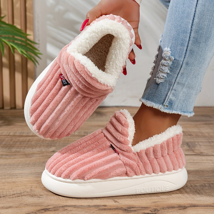Michaela™ | The CozyStep Plush Slippers