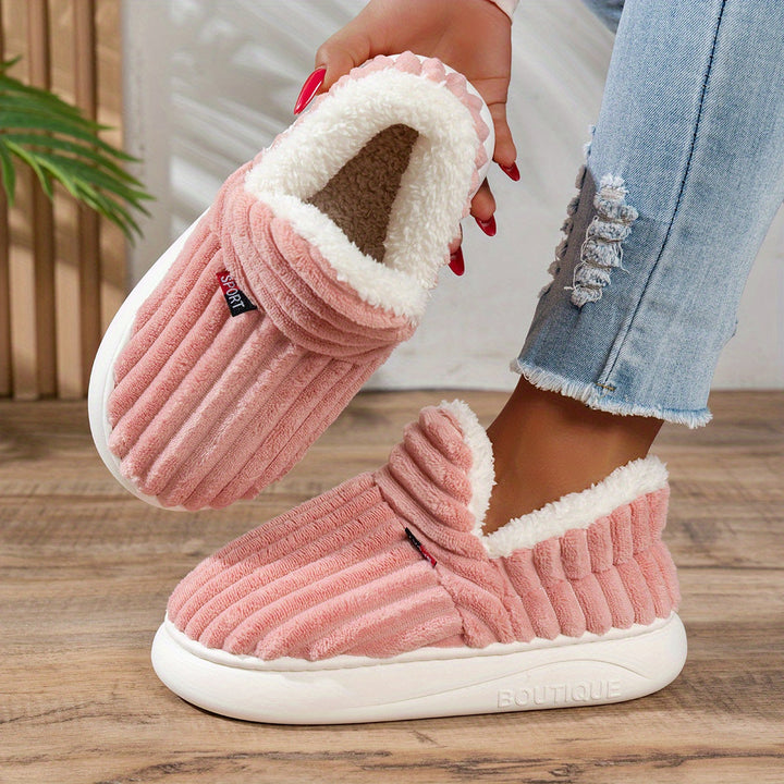 Michaela™ | The CozyStep Plush Slippers