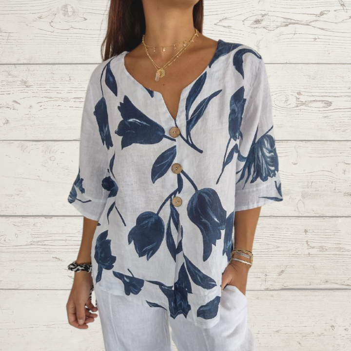 Dahlia™ | Blossom Print Blouse