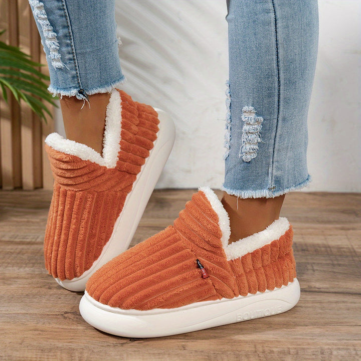 Michaela™ | The CozyStep Plush Slippers