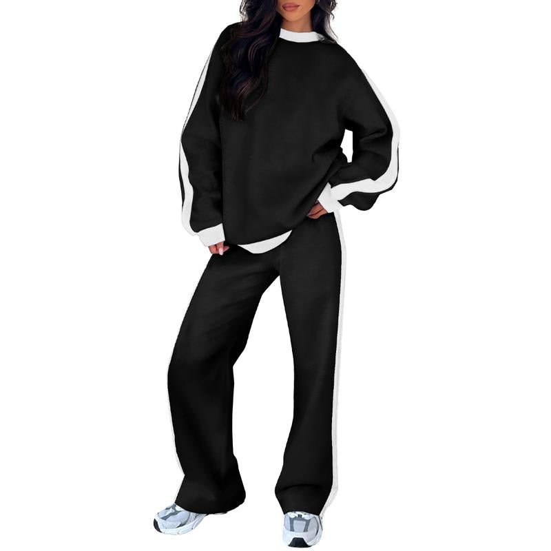 SANDI - Comfortable 2-Piece Lounge Set Sweat & Straight Leg Jogger