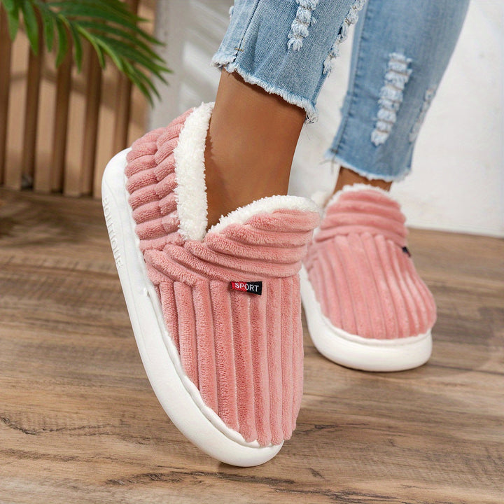 Michaela™ | The CozyStep Plush Slippers