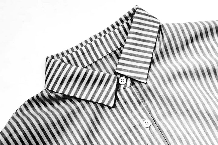 Stripe™ | Long Sleeve Shirt Dress