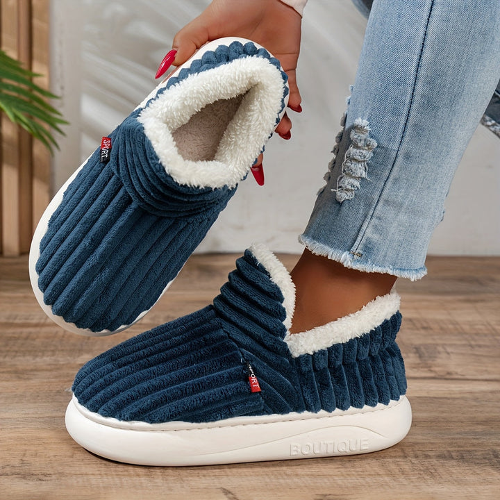 Michaela™ | The CozyStep Plush Slippers