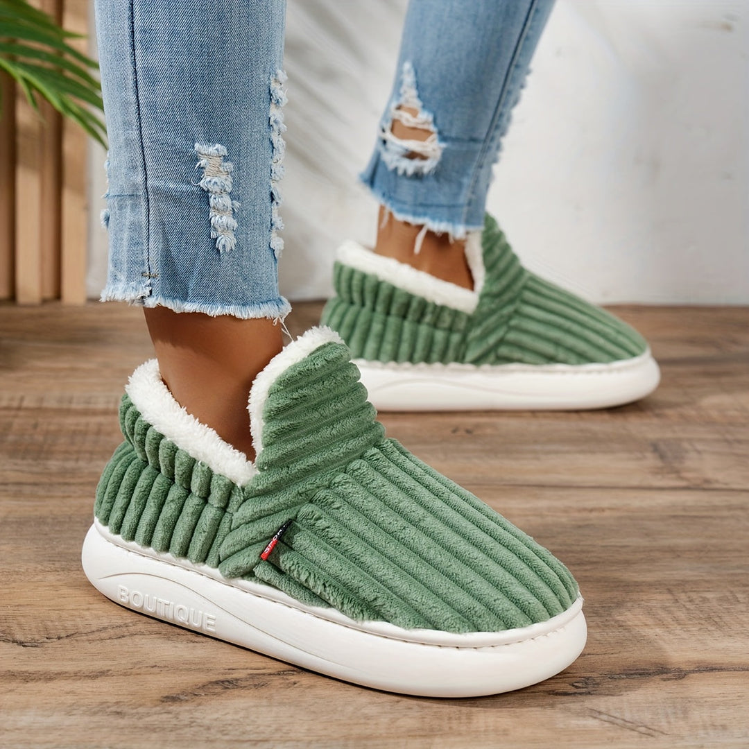 Michaela™ | The CozyStep Plush Slippers