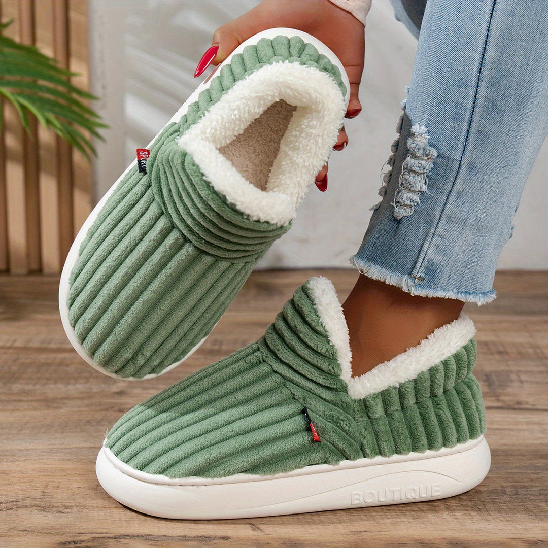 Michaela™ | The CozyStep Plush Slippers