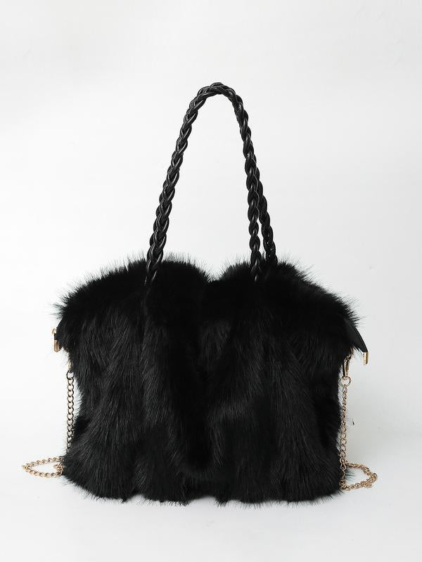 Charlotte™ - Versatile Plush Velvet Shoulder Tote Bag