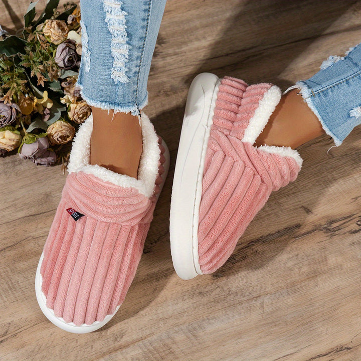 Michaela™ | The CozyStep Plush Slippers