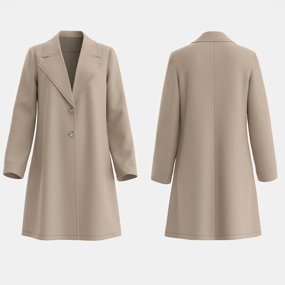 Malayah™ | French Lapel Overcoat
