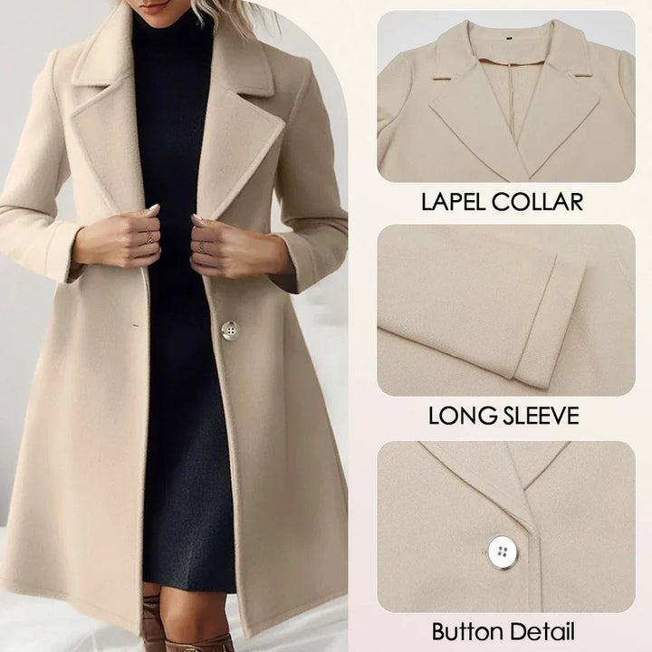 Malayah™ | French Lapel Overcoat