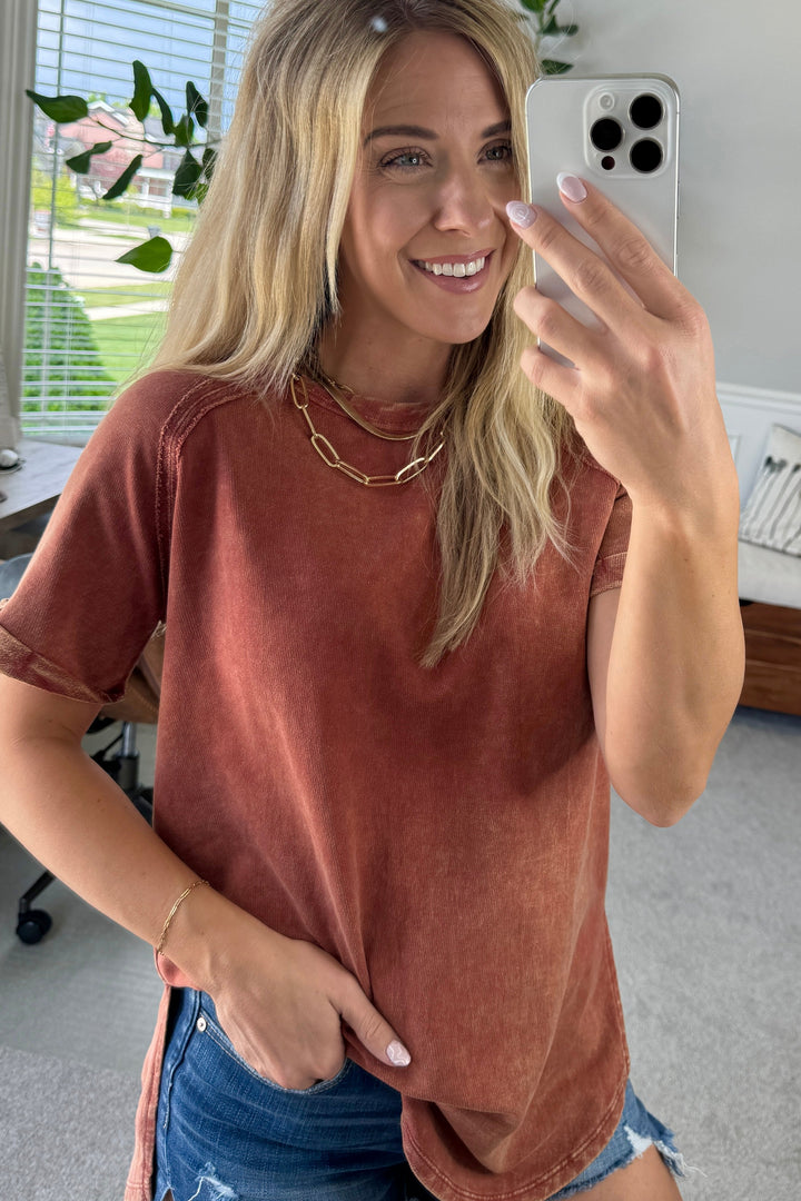 French Terry™ | Acid Wash Top