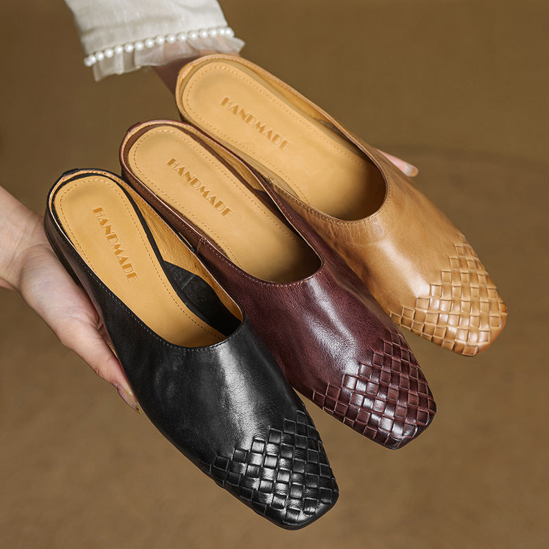 Mila™ Genuine Leather Mules