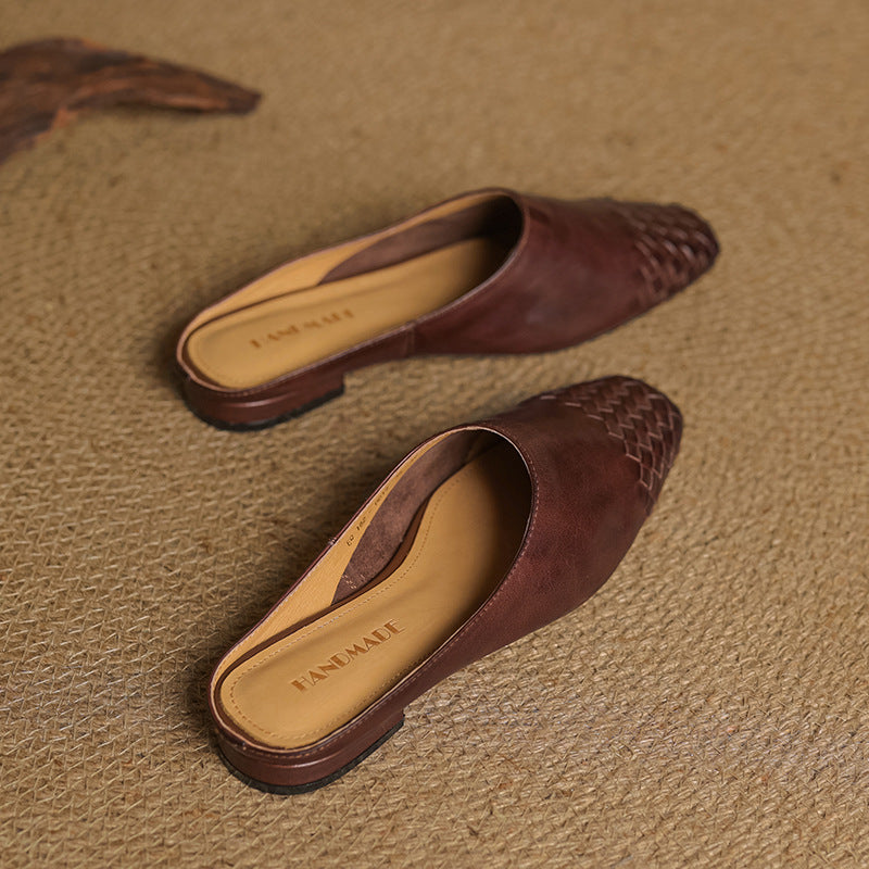 Mila™ Genuine Leather Mules