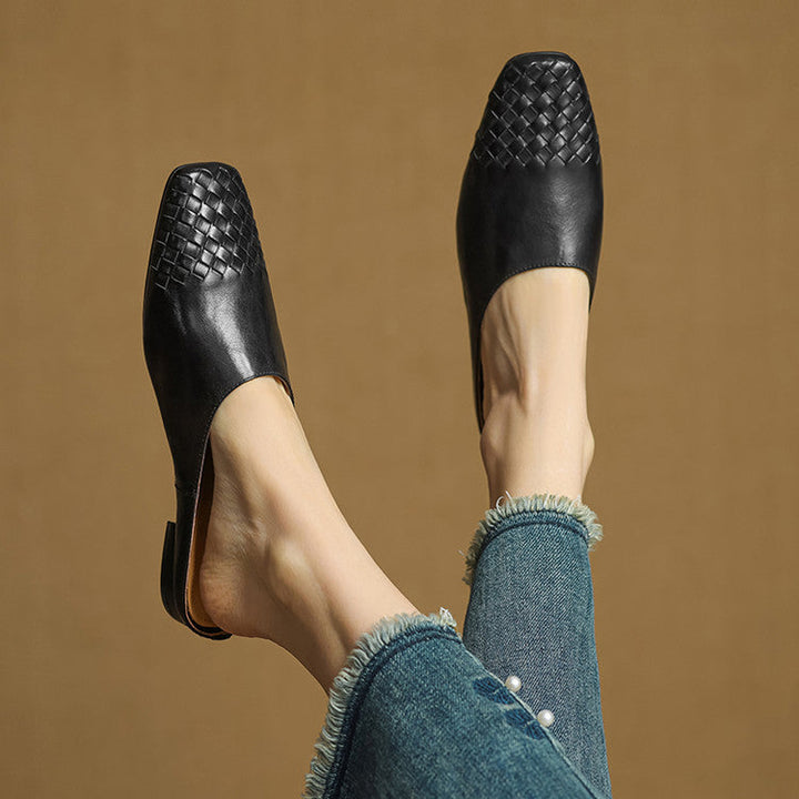Mila™ Genuine Leather Mules