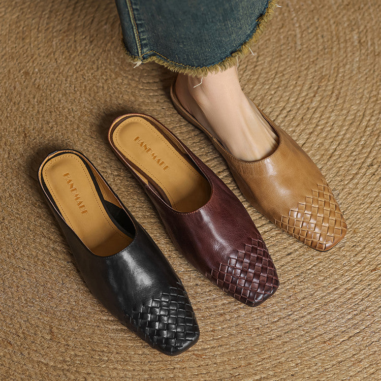 Mila™ Genuine Leather Mules