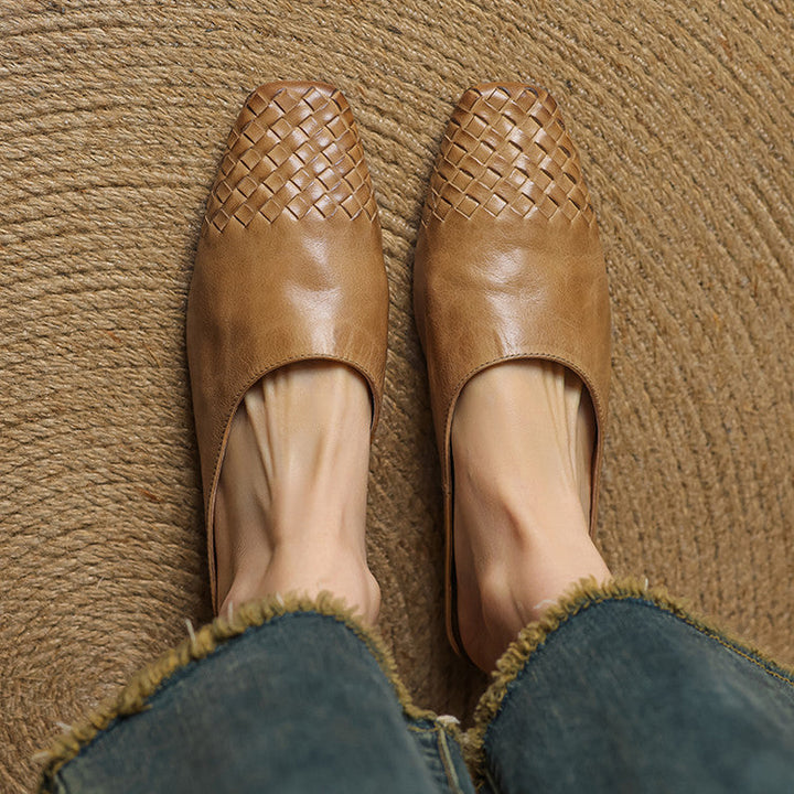 Mila™ Genuine Leather Mules