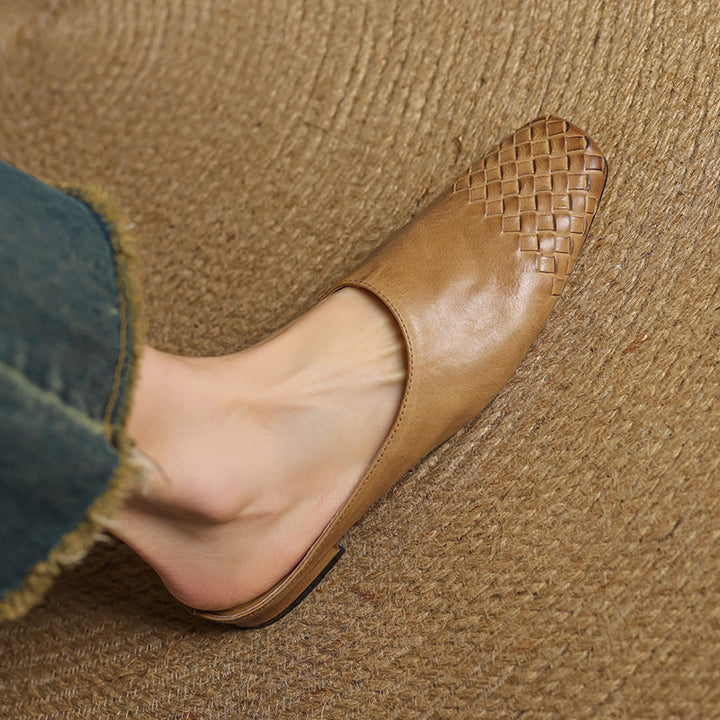 Mila™ Genuine Leather Mules