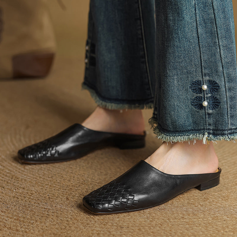 Mila™ Genuine Leather Mules