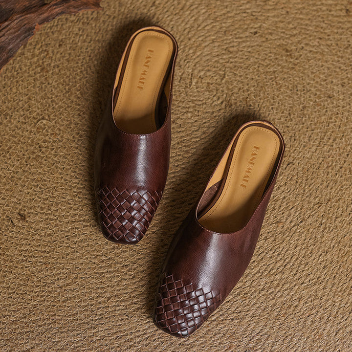 Mila™ Genuine Leather Mules