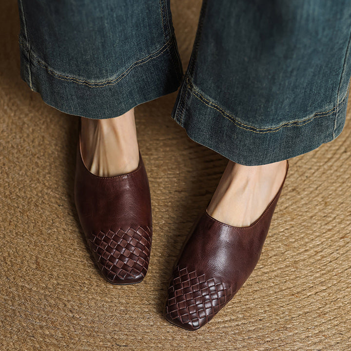 Mila™ Genuine Leather Mules