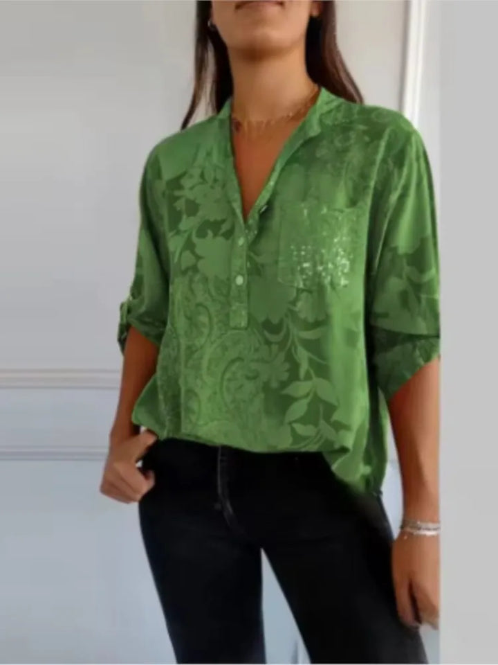 Isla™ | Pocketed V-Neck Shirt