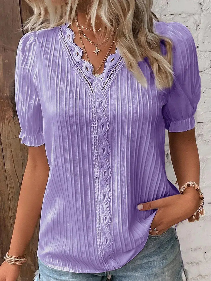 Isabella™ | Lace Elegance Blouse