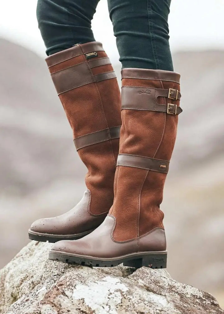 Bridget™ Retro Faux Leather Boots
