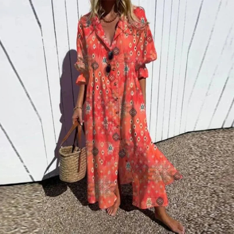 Diara™ | Elegant Boho Maxi Dress