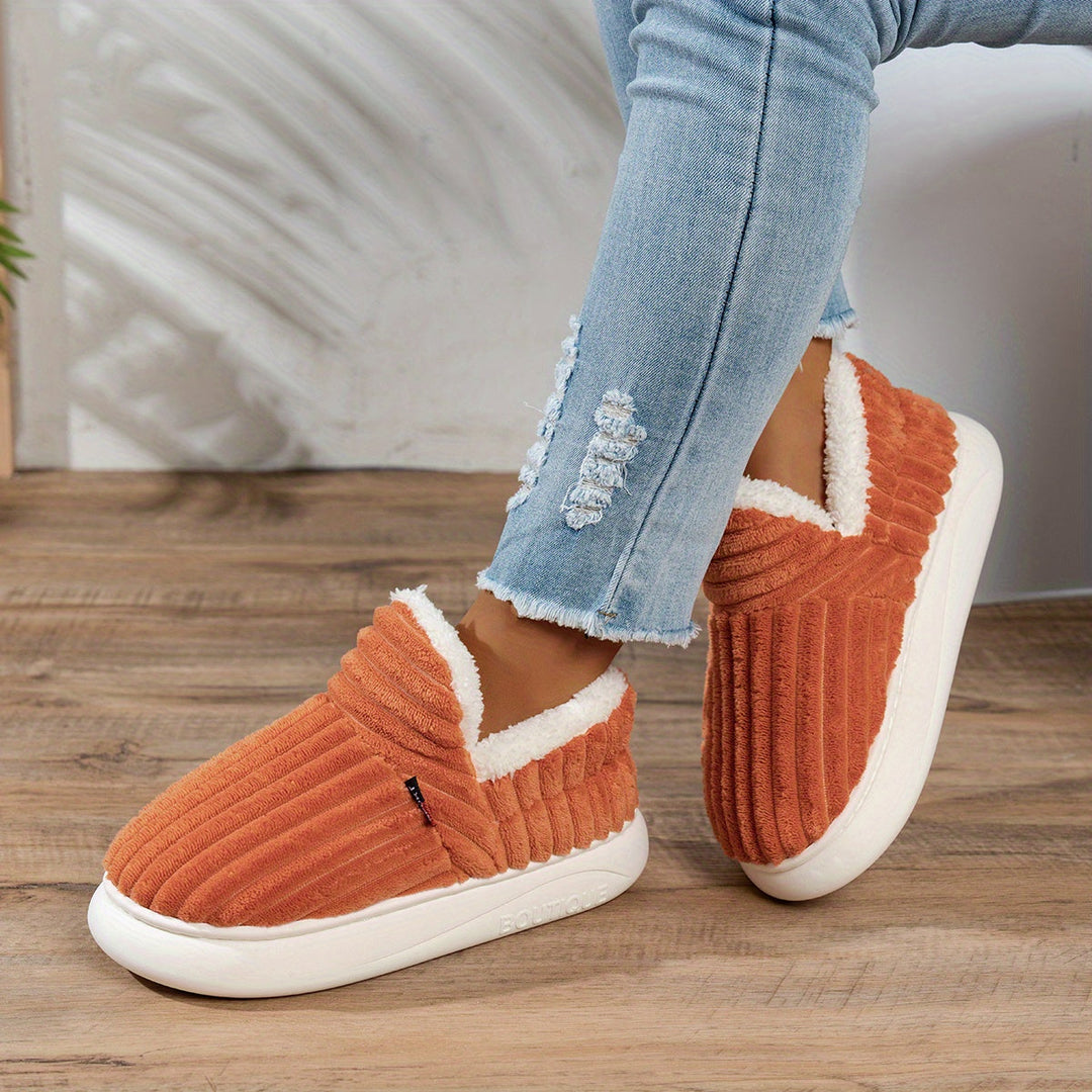 Michaela™ | The CozyStep Plush Slippers
