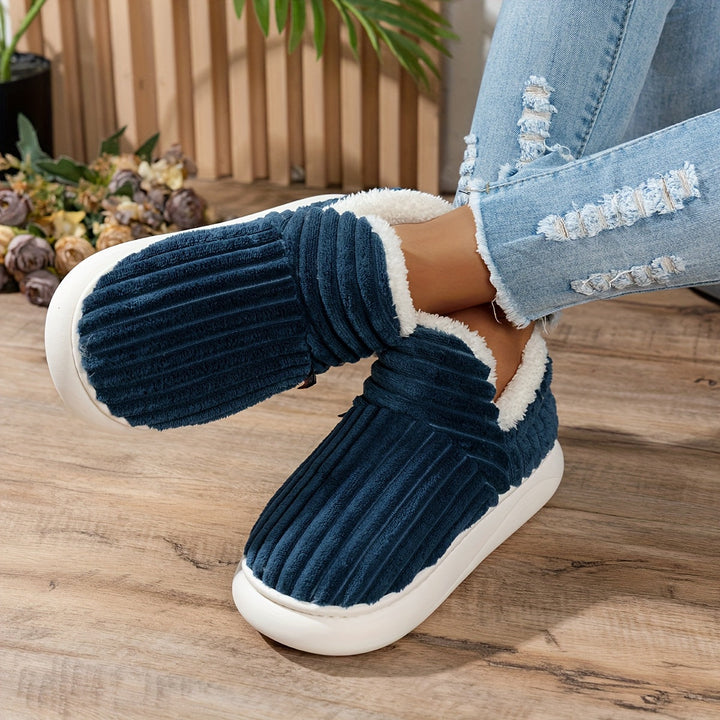 Michaela™ | The CozyStep Plush Slippers
