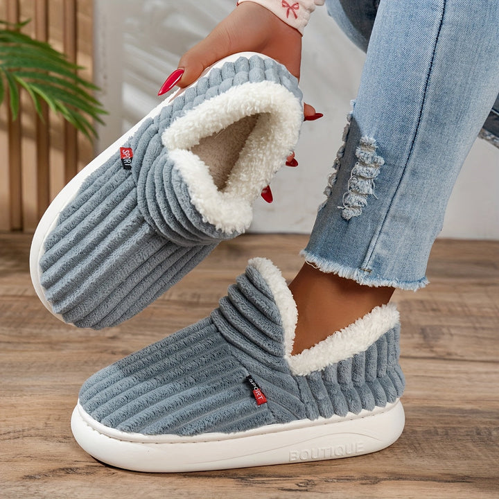 Michaela™ | The CozyStep Plush Slippers