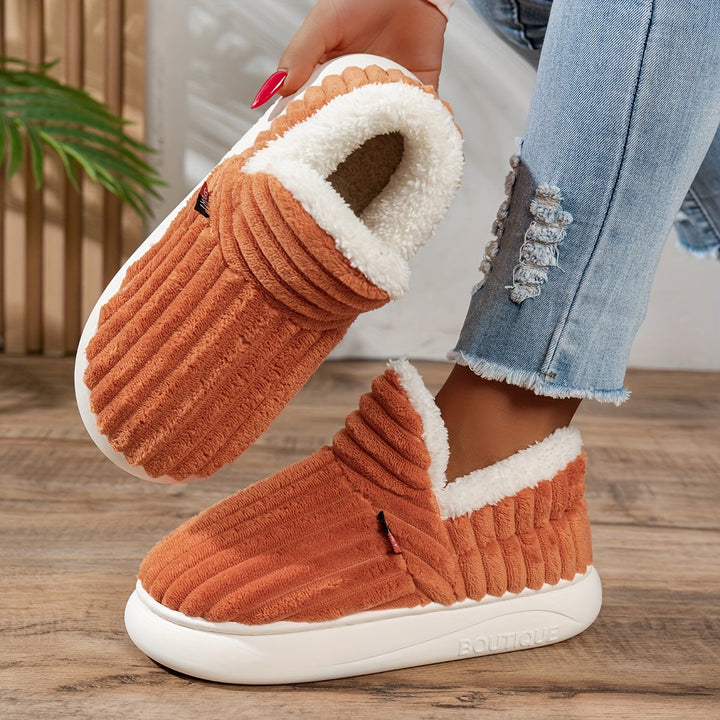 Michaela™ | The CozyStep Plush Slippers