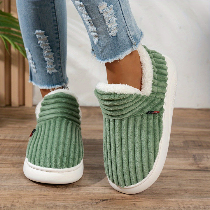 Michaela™ | The CozyStep Plush Slippers