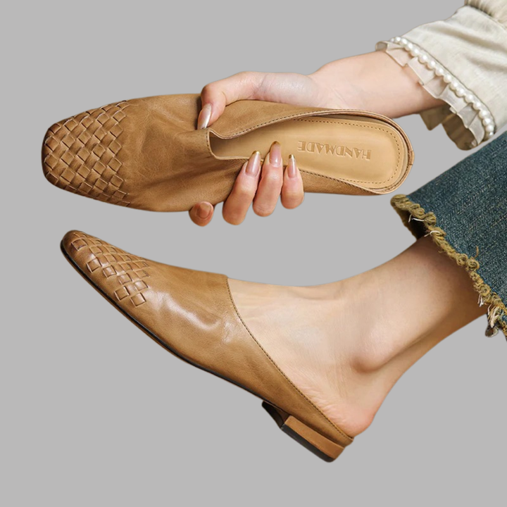 Mila™ Genuine Leather Mules