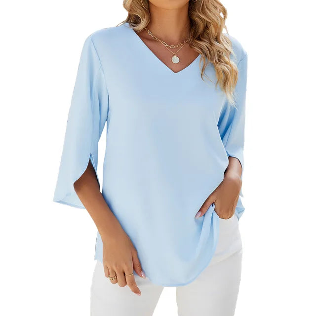 Cara™ | V-neck Lightweight Top
