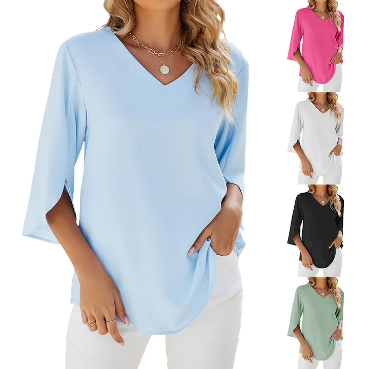 Cara™ | V-neck Lightweight Top