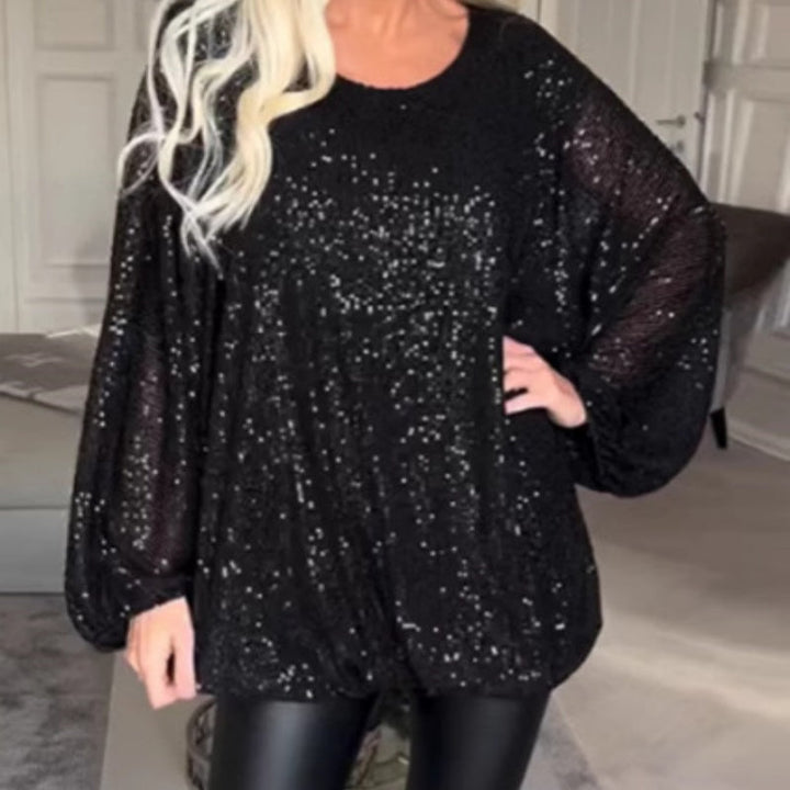 Amélis™ | Shimmer Loose Fit Blouse