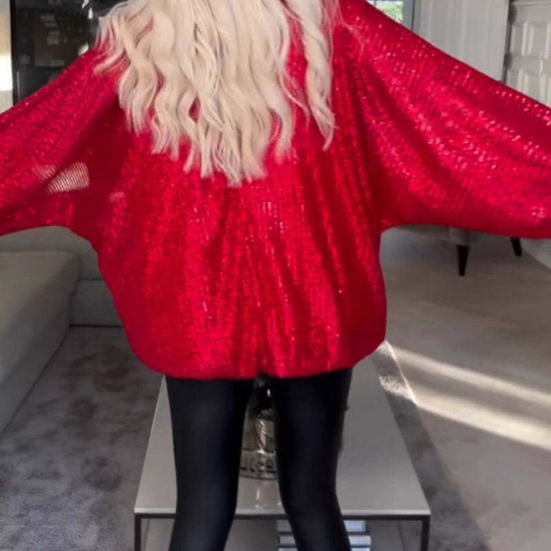 Amélis™ | Shimmer Loose Fit Blouse